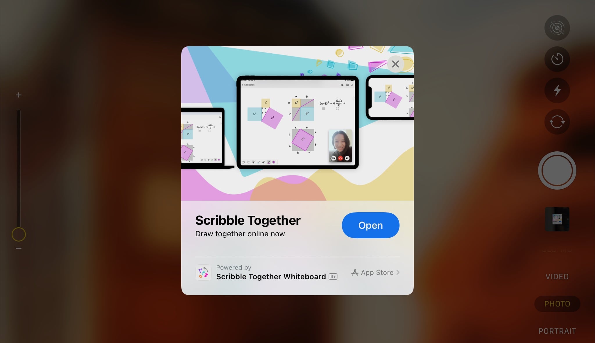 Scribble Together App Clip Card